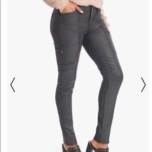 White House Black Market Coated Skinny Jeans